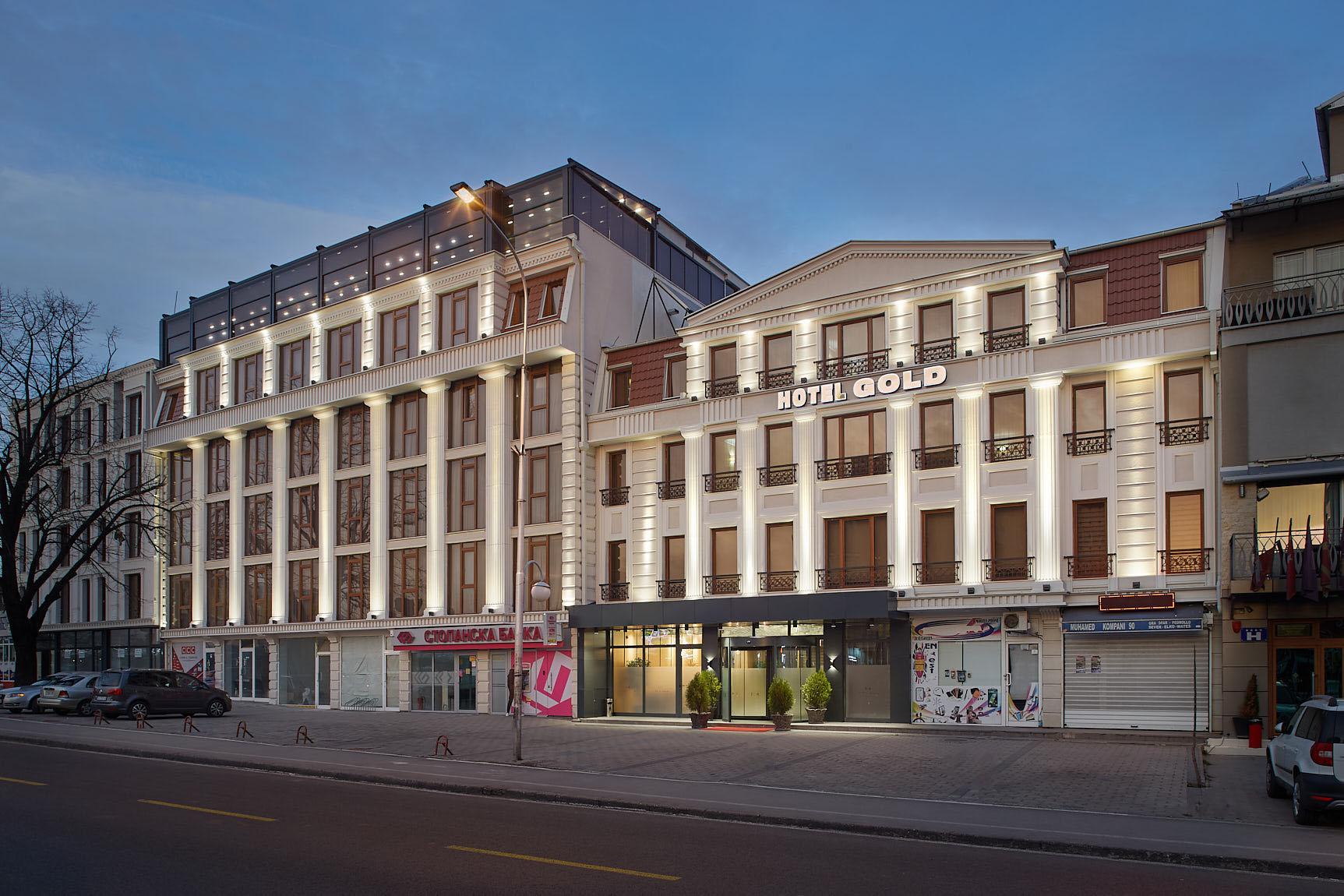 Hotel Gold Скопье Экстерьер фото